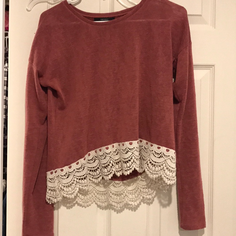 Red Forever 21 Shirt